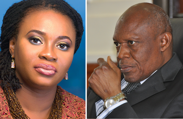 Mrs Charlotte Osei – EC boss, Mr Justice William Atuguba 